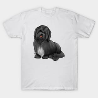 Dog - Havanese Dog - Black T-Shirt